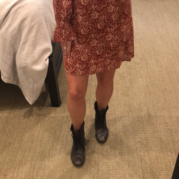 Black Steve Madden combat boots - Picture 5 of 5